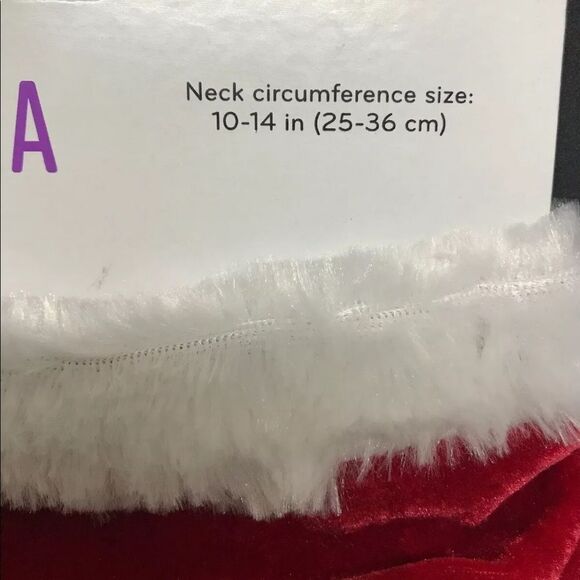 Pawslife Santa Claus Hat Holiday Bandana Pet NWT - Picture 2 of 3